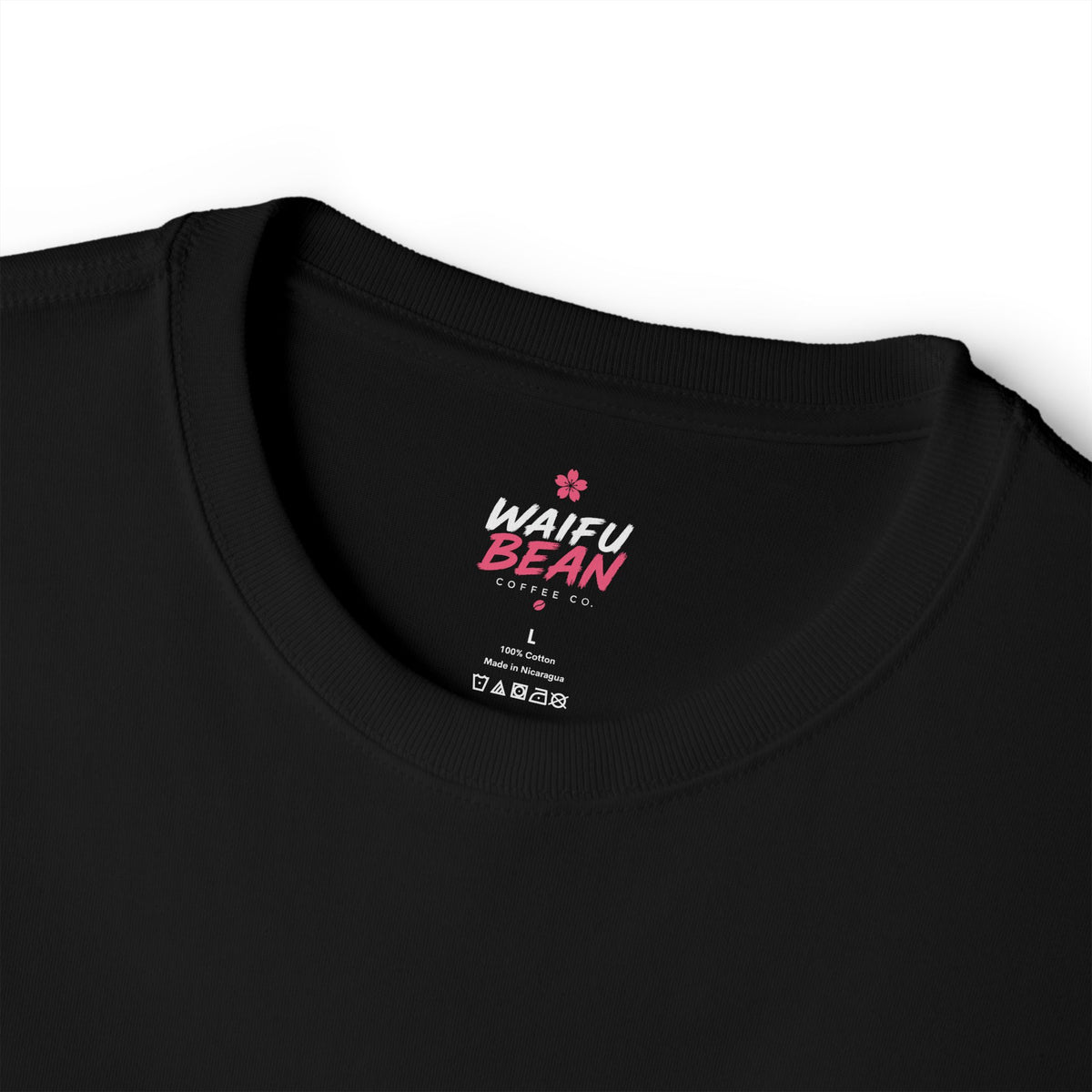 Waifu Bean T-shirt - Black / Logo