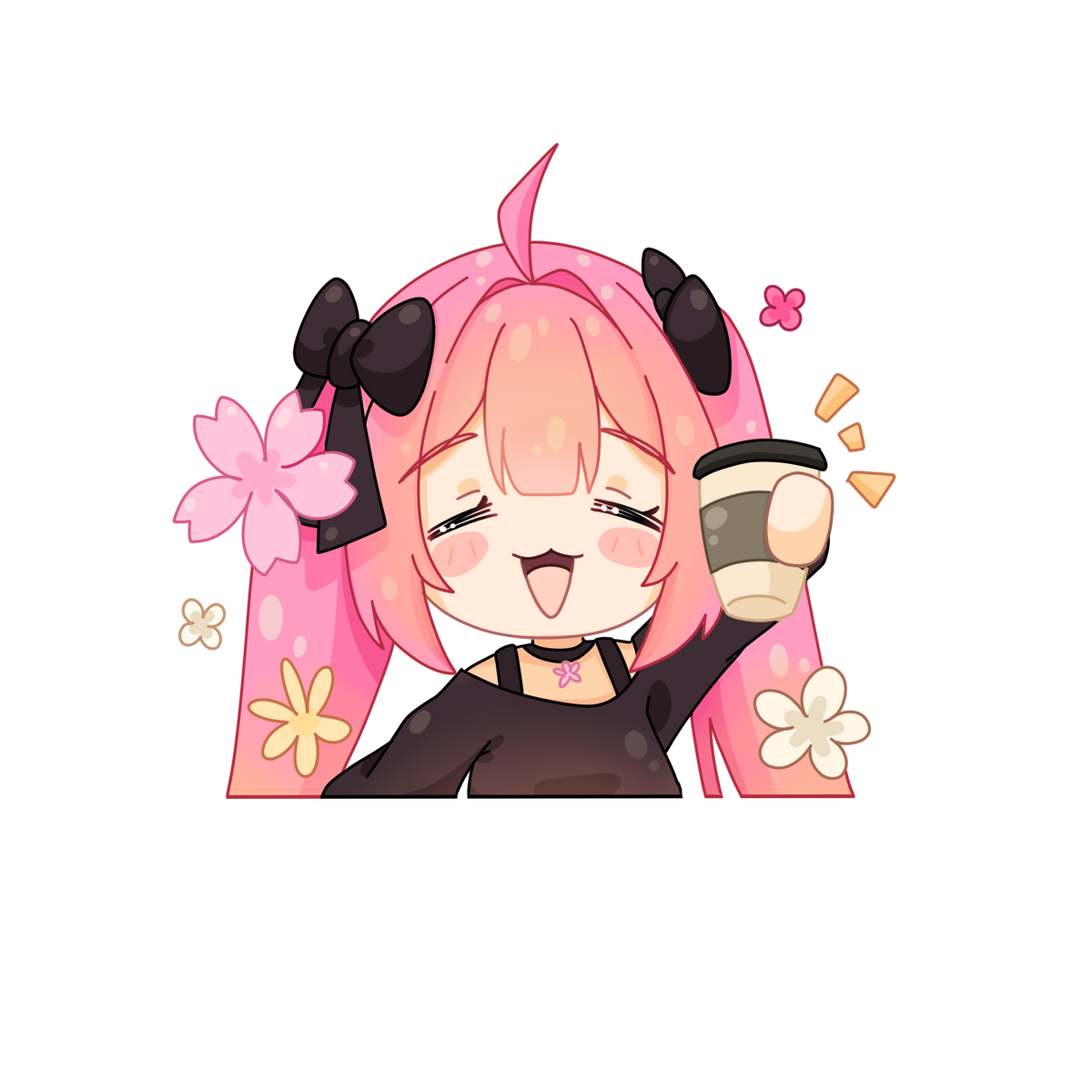 Sakura Chibi Sticker 002