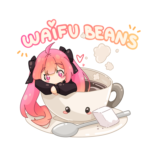 Waifu Bean Sakura Sticker